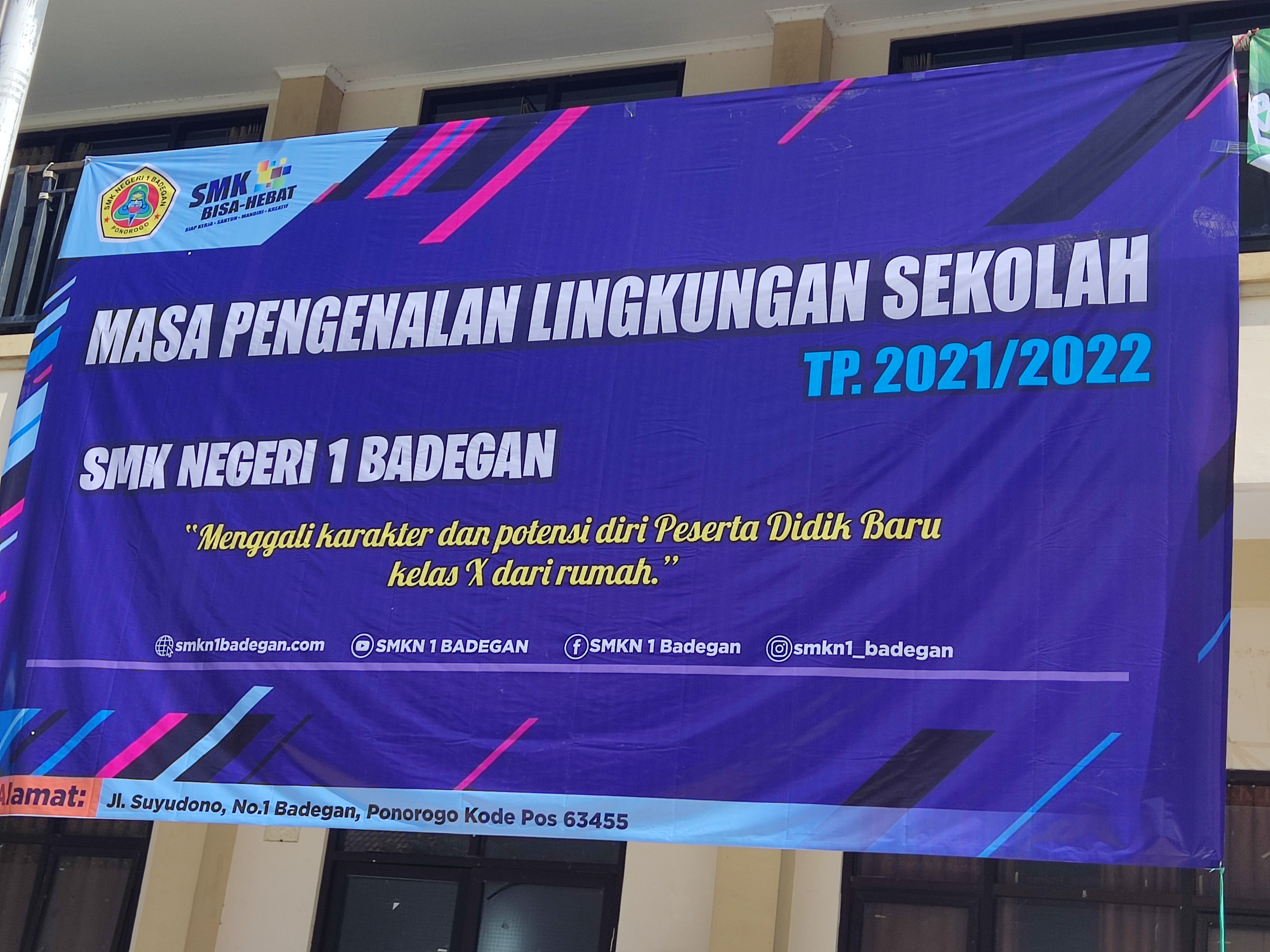 Masa Pengenalan Lingkungan Sekolah SMKN 1 Badegan 2021/2022