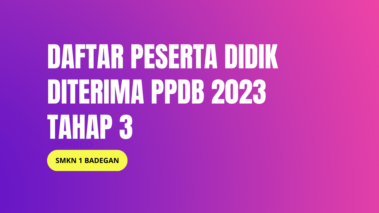 DATA PESERTA DIDIK DITERIMA PPDB JALUR PRESTASI NILAI AKADEMIK TAHUN 2023